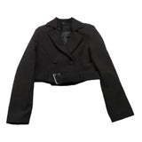 FUN & FUN giacca tinta unita con cinturino Nero per Bambina FJJK00425 NERO FUN & FUN 