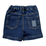 Bikkembergs Bermuda In Denim Tinta Unita per Neonato BK3997 BLU BiKKEMBERGS 