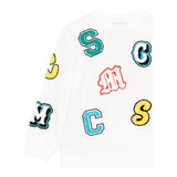 Stella Mccartney Felpa Girocollo Tinta Unita con Stampa per Bambino TW4R10X BIANCO STELLA McCARTNEY 