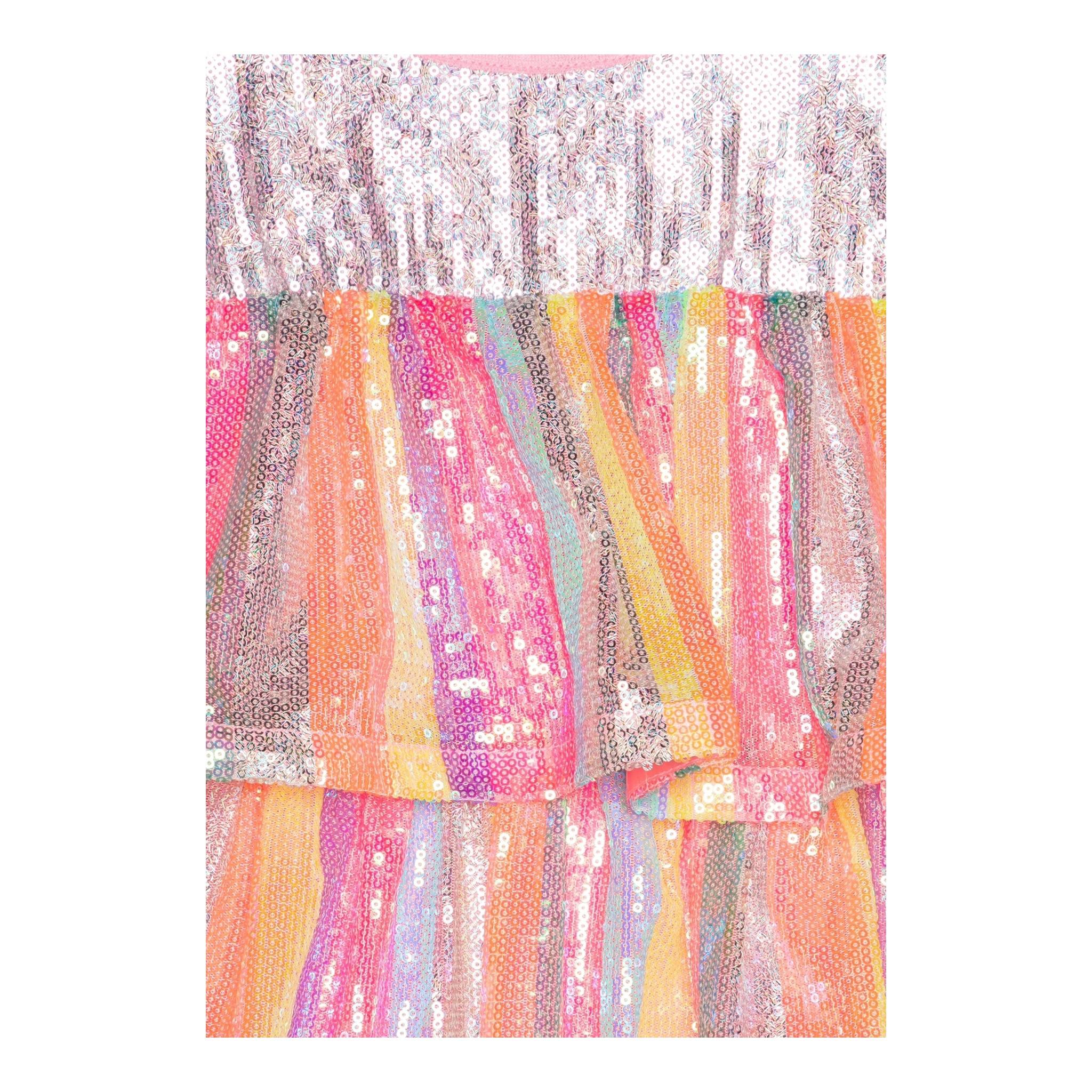 Billieblush Abito Multicolor con Paillettes Giromanica per Bambina U20968XXX MULTICOLOR BillIEBLUSH 