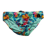 F**K Costume Modello Slip Tinta Unita con Fantasia per Bambino FJ25J03SA20X12 VERDE ACQUA F**K 