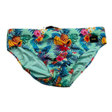 F**K Costume Modello Slip Tinta Unita con Fantasia per Bambino FJ25J03SA20X12 VERDE ACQUA F**K 