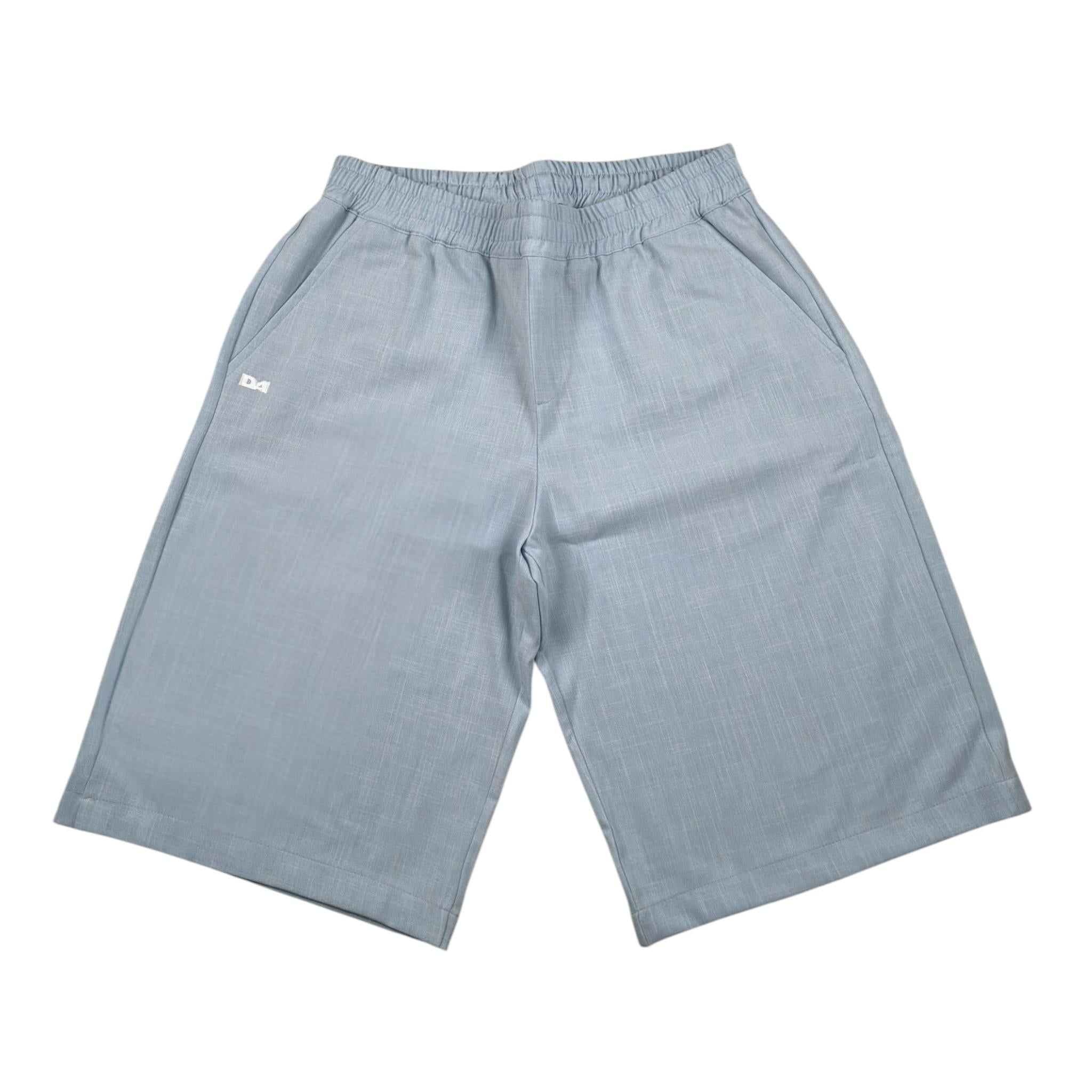 Daniele Alessandrini Bermuda Tinta Unita con Elastico In Vita per Bambino 1236S00231 AZZURRO DANIELE ALESSANDRINI 