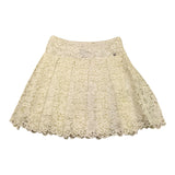 ERMANNO SCERVINO gonna tinta unita ricamata Panna per Bambina SFGO007 PANNA ERMANNO SCERVINO 