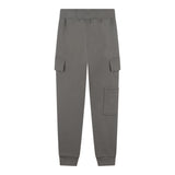 DKNY pantalone tuta tinta unita con logo Grigio per Bambino D60174 GRIGIO DKNY 