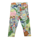 Stella Mccartney Leggins Tinta Unita con Stampa per Neonata TW6A60N AZZURRO STELLA McCARTNEY 