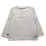 DANIELE ALESSANDRINI shirt girocollo tinta unita con stampa Bianco per Neonato 1291M00061XX BIANCO DANIELE ALESSANDRINI 
