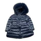 LIU JO giubbino tinta unita con cappuccio Blu per Neonata KF3063 BLU LIU JO 