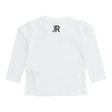 John Richmond Shirt Girocollo Tinta Unita con Stampa per Neonato RIA240066TS BIANCO JOHN RICHMOND 
