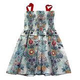 Just Cavalli Abito Stampa Fantasia con Bretelle In Contrasto per Bambina JGP26120VE MULTICOLOR JUST CAVALLI 