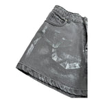 Iceberg Short In Denim Tinta Unita con Girovita Regolabile per Bambina SHICE5159 GRIGIO ICEBERG 