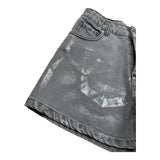 Iceberg Short In Denim Tinta Unita con Girovita Regolabile per Bambina SHICE5159 GRIGIO ICEBERG 