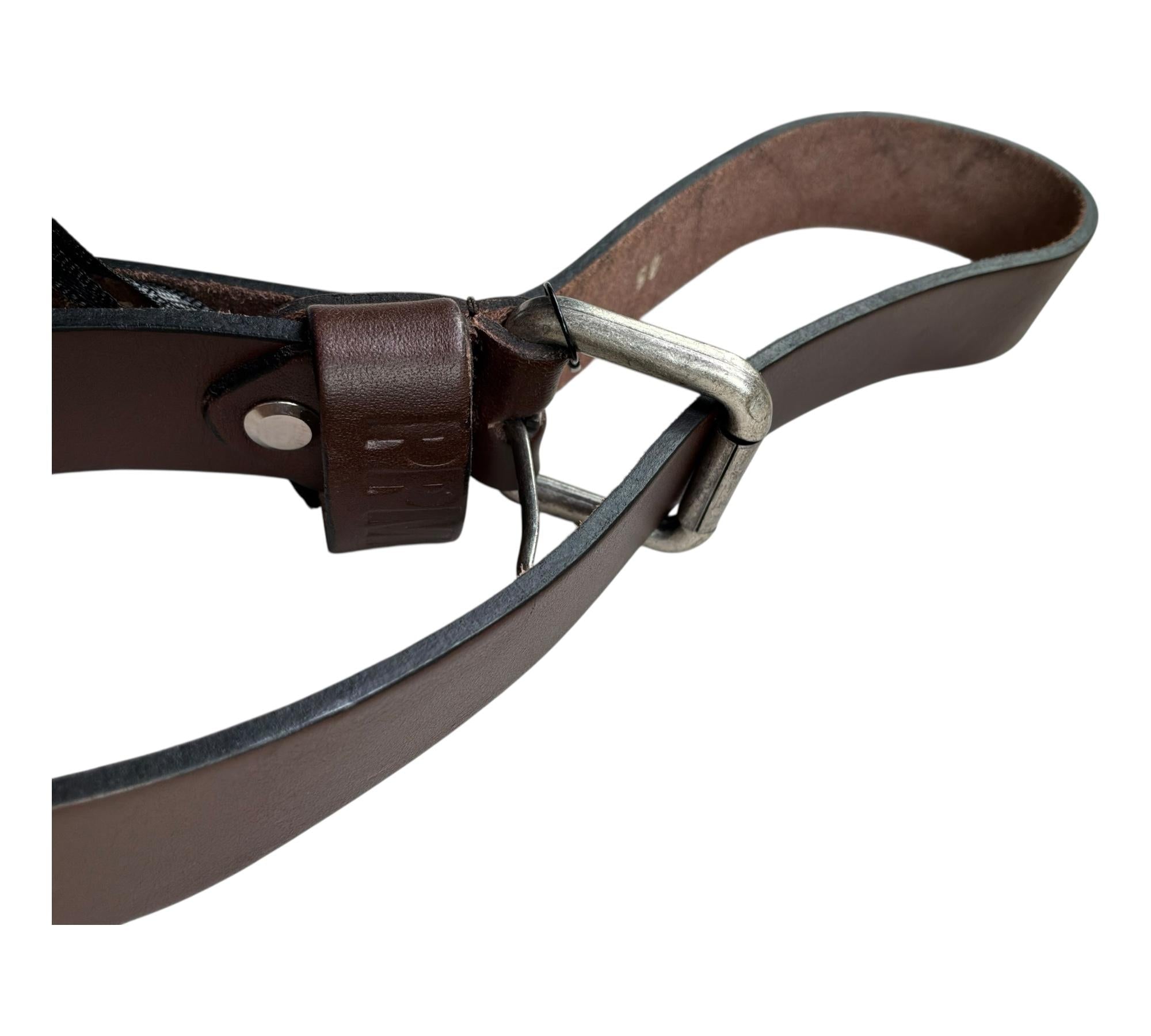 Paolo Pecora Cintura Tinta Unita per Bambino PP4376 MARRONE PAOLO PECORA 