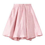 Monnalisa Gonna Tinta Unita con Elastico In Vita per Bambina 71E702 ROSA MONNALISA 