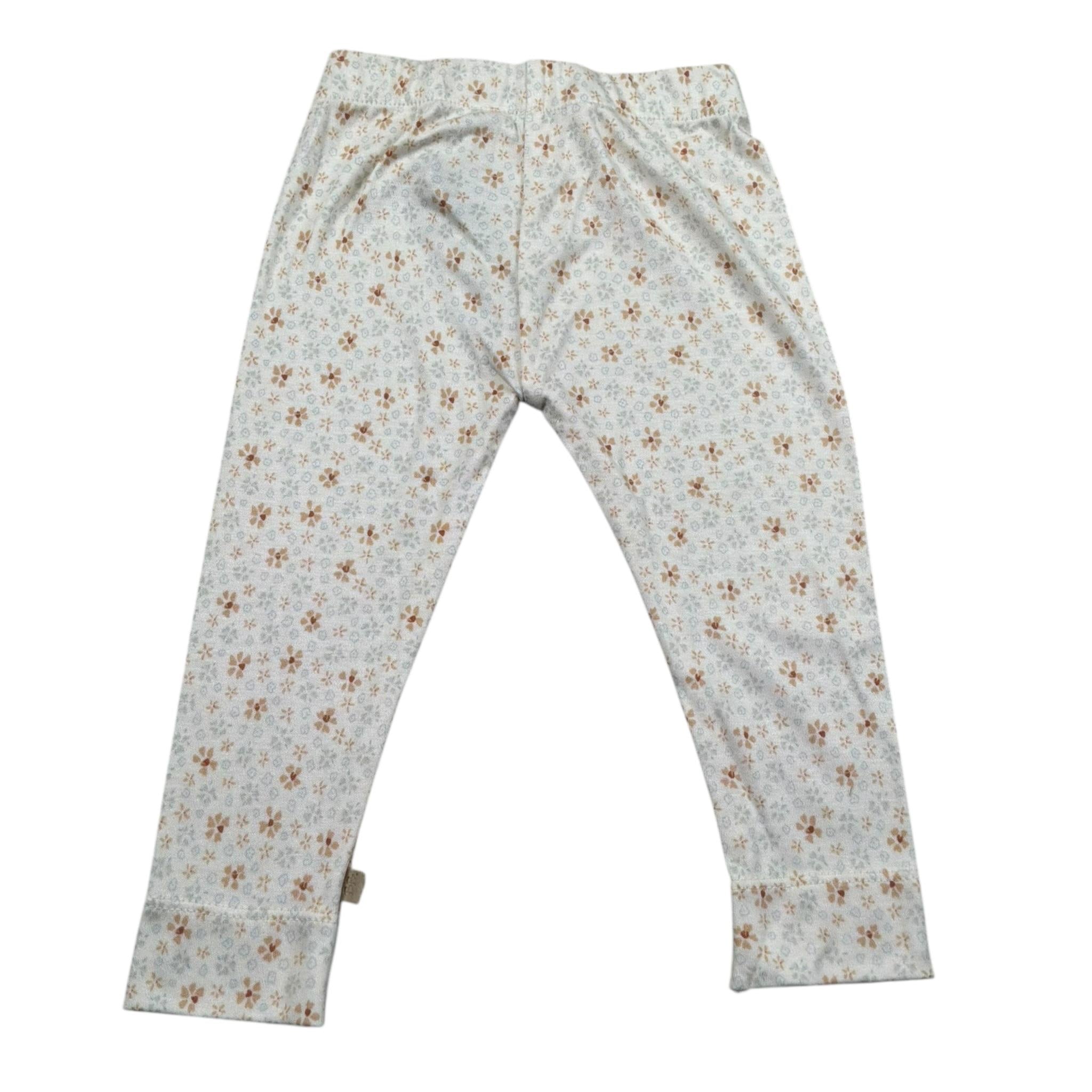 Bamboom+Babies Leggins Tinta Unita con Stampe per Neonata 867 PANNA BAMBOOM+BABIES 