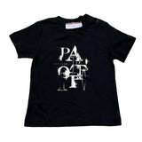 Cesare Paciotti T-Shirt Girocollo Tinta Unita con Stampa per Neonato TSP5167BXX NERO CESARE PACIOTTI 