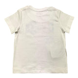 Mayoral T-Shirt Girocollo Tinta Unita con Stampe In Contrasto Bianco per Neonato