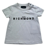 John Richmond T-Shirt Girocollo Tinta Unita con Stampa per Neonato RIP26002TS GRIGIO JOHN RICHMOND 