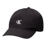 Calvin Klein Cappello con Visiera Tinta Unita con Logo per Bambino U00150 NERO CALVIN KLEIN 