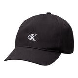 Calvin Klein Cappello con Visiera Tinta Unita con Logo per Bambino U00150 NERO CALVIN KLEIN 