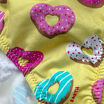 Saint Barth Costume Modello Slip Tinta Unita con Stampa per Bambina 00635L GIALLO SAINT BARTH 