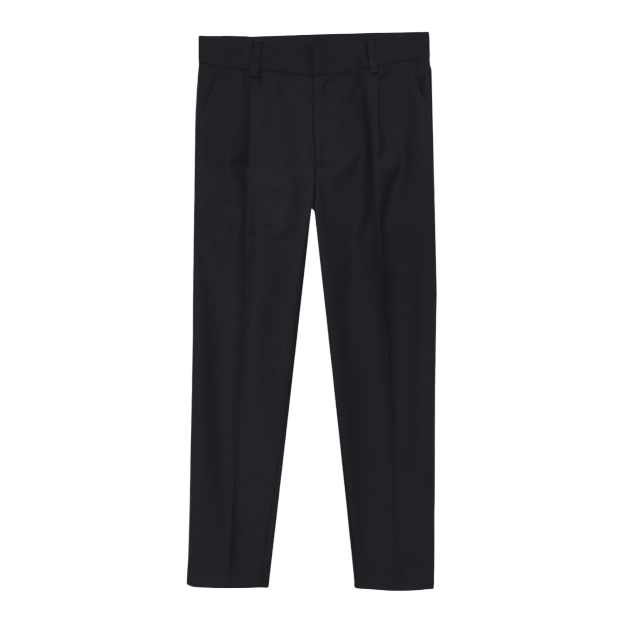 John Richmond Pantalone Tinta Unita con Girovita Regolabile per Bambino RIP25064PAJ NERO JOHN RICHMOND 