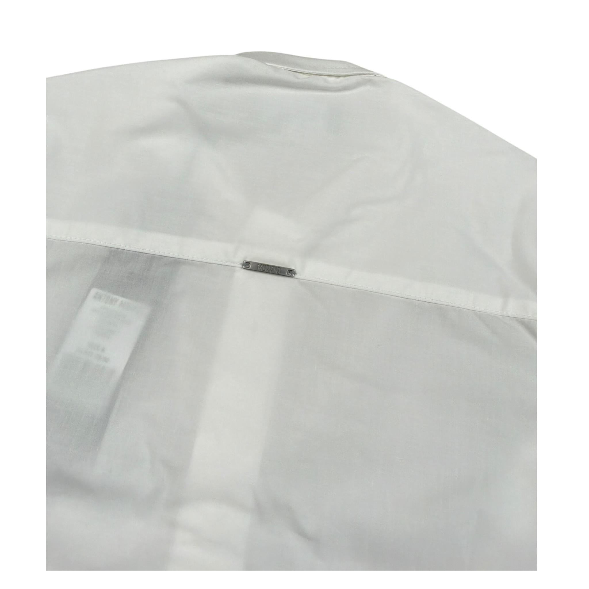 Antony Morato Camicia Manica Lunga Tinta Unita per Bambino MKSL00292 BIANCO ANTONY MORATO 