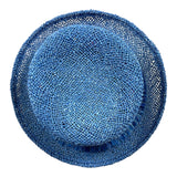 Piccola Ludo Cappello Modello Pescatore Con Frange Azzurro Per Bambina