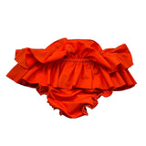 Mefui Costume Mutandina con Balza per Bambina FJ220051U ARANCIONE MEFUI 