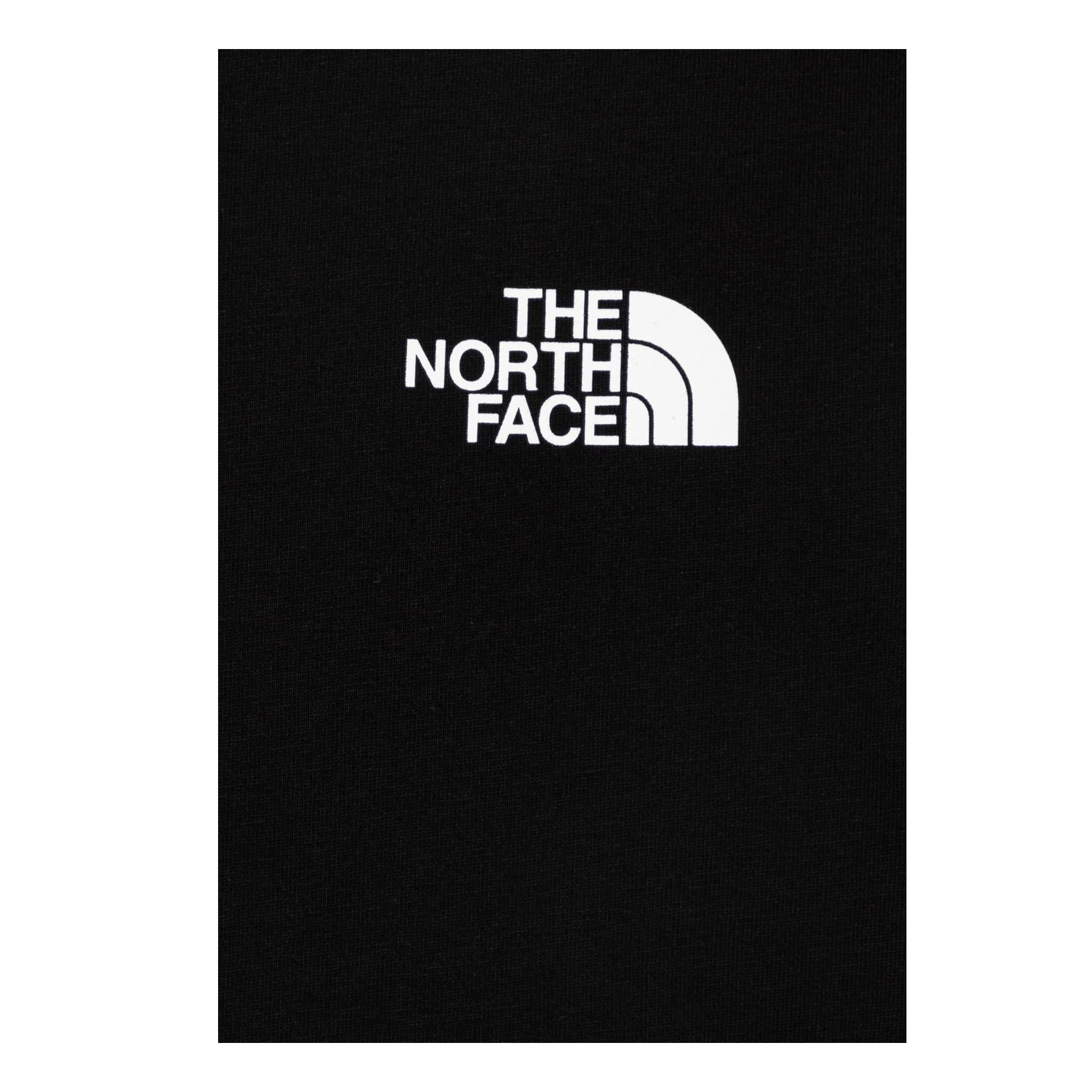 The North Face T-Shirt Girocollo Tinta Unita con Stampa per Bambino NF0A8DRPJK3 NERO THE NORTH FACE 
