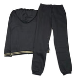 PUMA completo 2 pezzi felpa-pantalone tinta unita Nero per Bambina 684770 NERO PUMA 