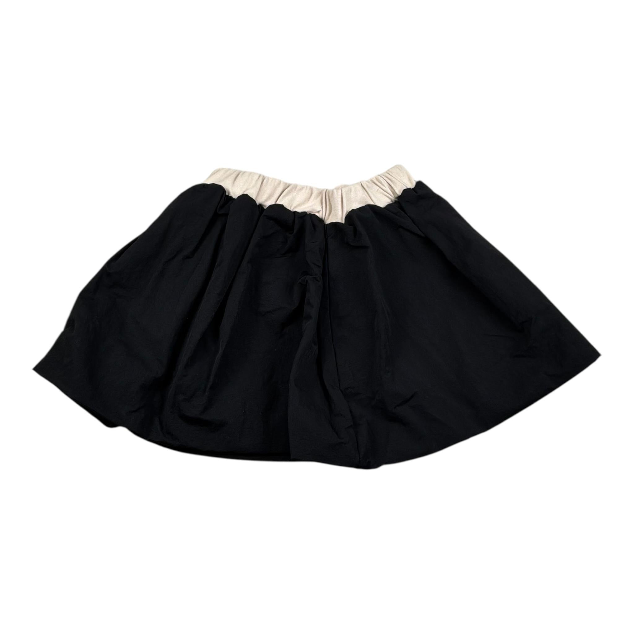 Dou Dou Gonna Tinta Unita con Elastico In Vita per Bambina DW7A41 NERO DOU DOU 