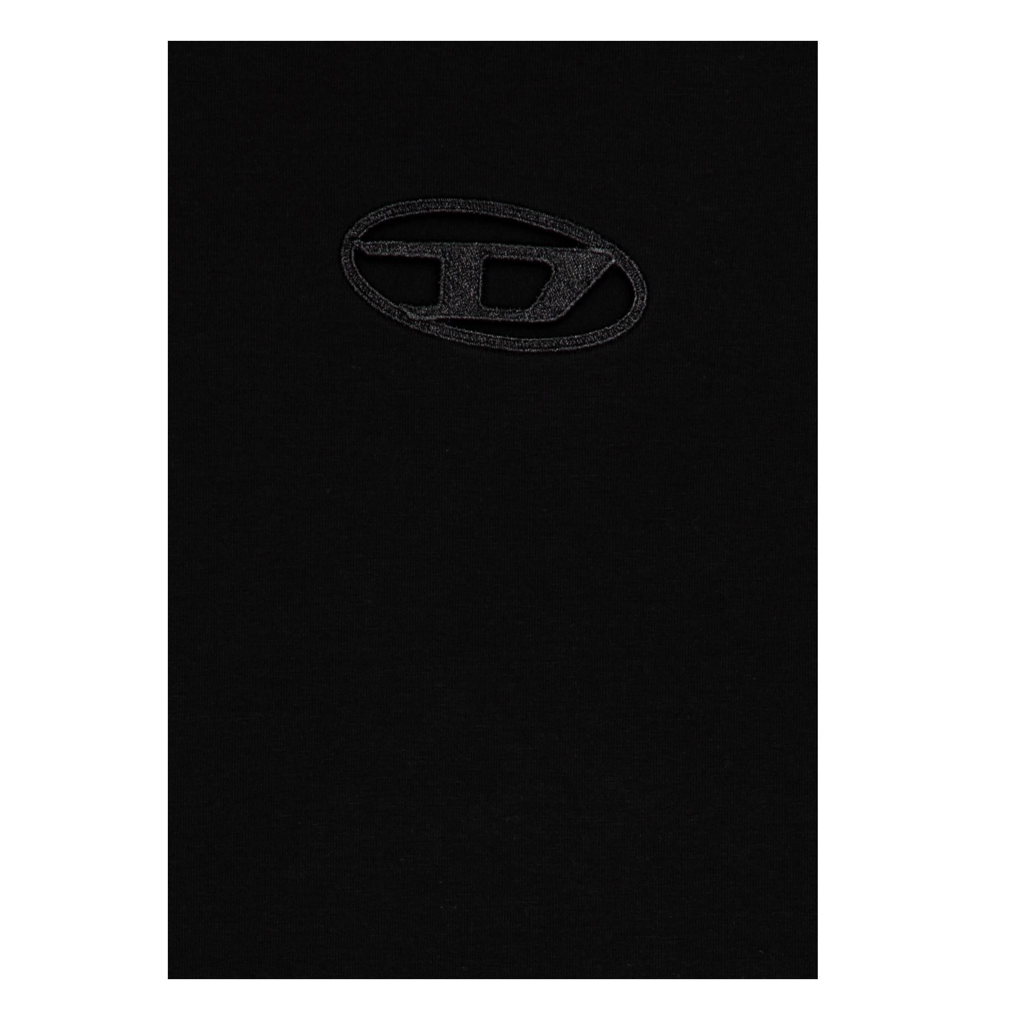 Diesel Abito Mezza Manica Tinta Unita per Bambina J01820 NERO DIESEL 