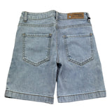 Daniele Alessandrini Bermuda In Denim Tinta Unita con Strappi per Bambino 1236SD00252 AZZURRO DANIELE ALESSANDRINI 