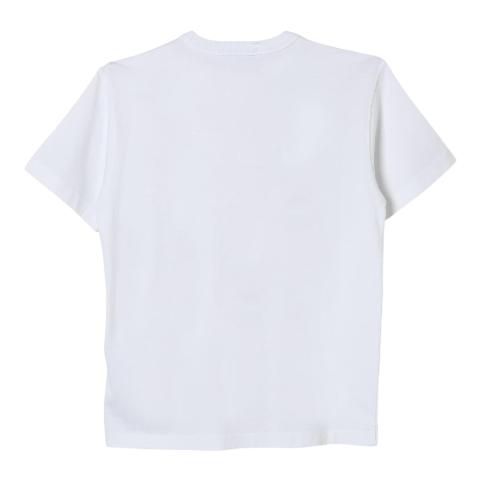 Stone Island T-Shirt Girocollo Tinta Unita con Logo per Neonato K1S162100007 BIANCO STONE ISLAND 