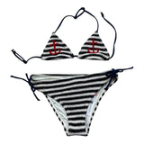 Saint Barth Costume 2 Pezzi Triangolo-Slip per Bambina 00890L BIANCO SAINT BARTH 