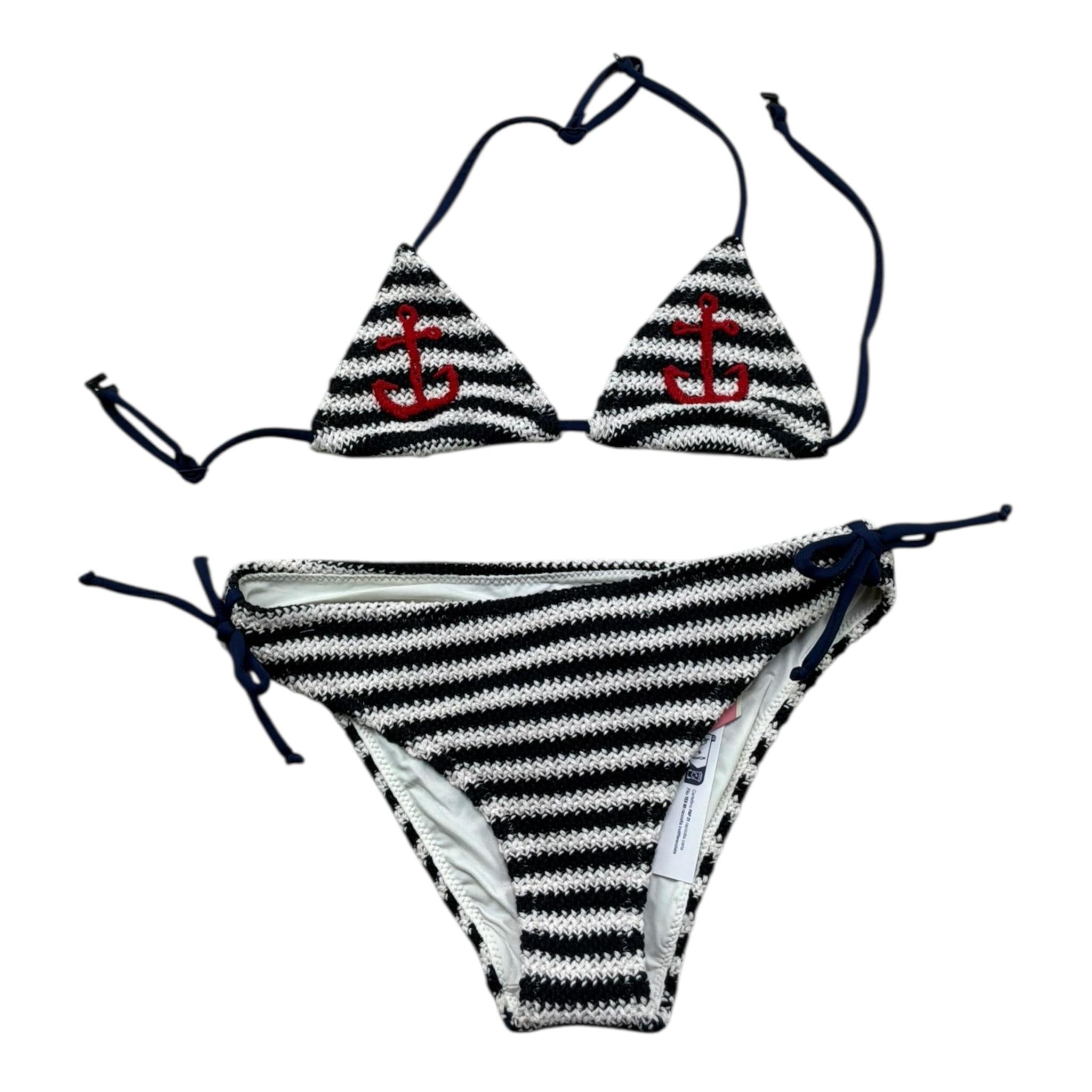 Saint Barth Costume 2 Pezzi Triangolo-Slip per Bambina 00890L BIANCO SAINT BARTH 