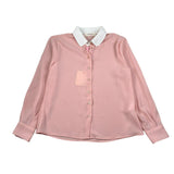 Vicolo Camicia Tinta Unita con Colletto per Bambina 3145C00113 ROSA VICOLO 