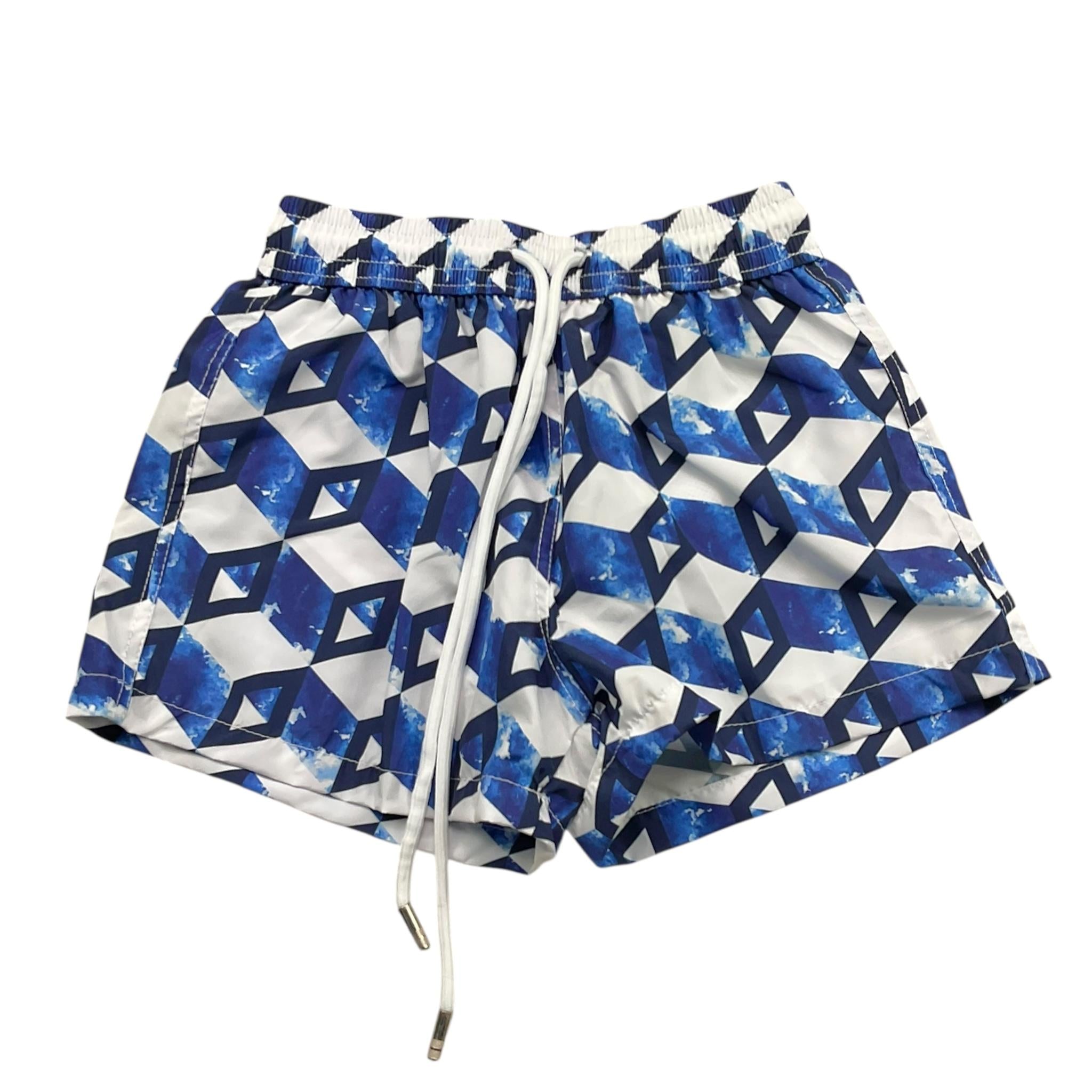 Louis Dieudonne' Costume Modello Boxer Tinta Unita con Fantasia per Bambino LD130 BLU LOUIS DIEUDONNE' 