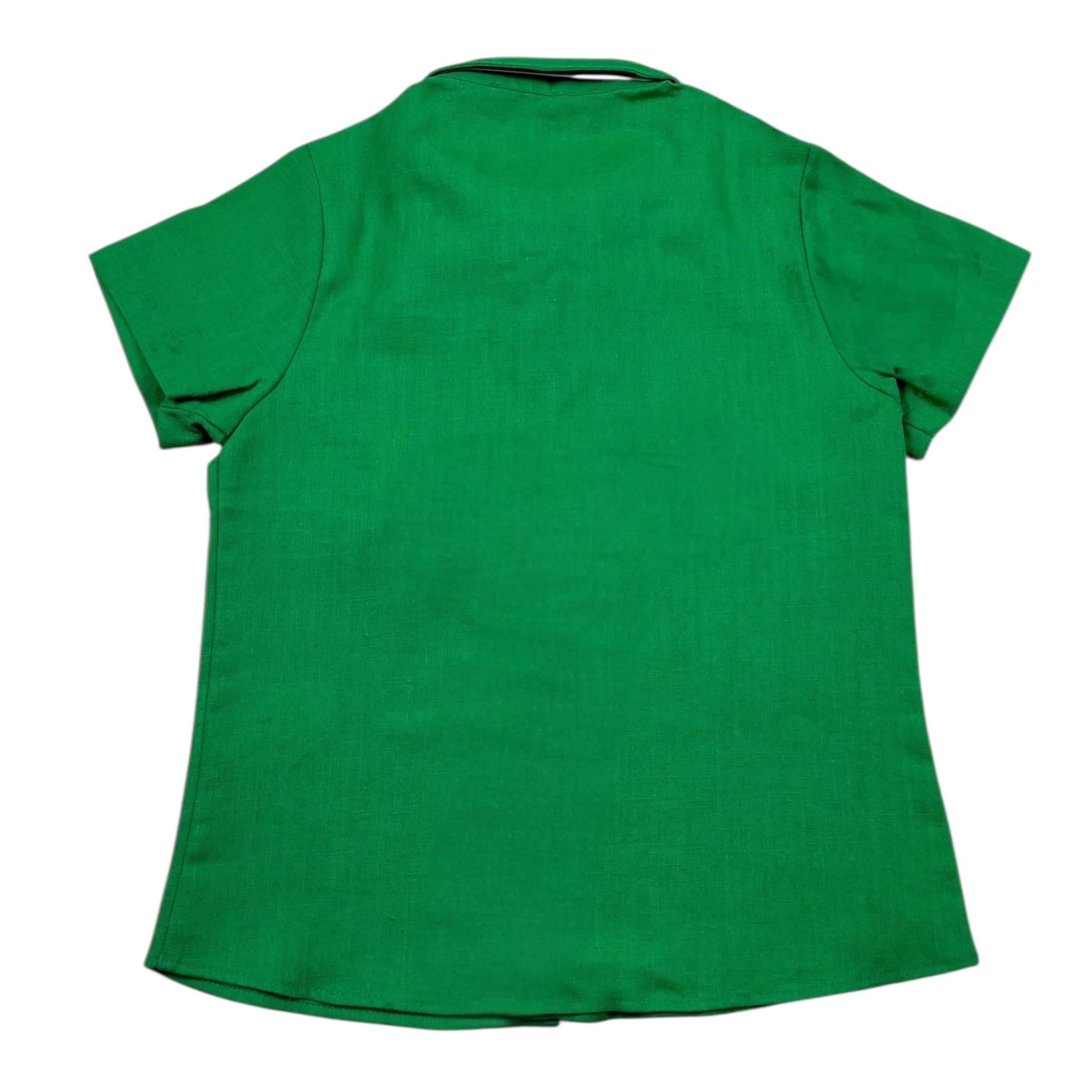 Daniele Alessandrini Camicia Tinta Unita Mezza Manica per Bambino 1296C00224X VERDE DANIELE ALESSANDRINI 