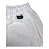 Aspesi Pantalone Modello A Palazzo Tinta Unita Con Elastico In Vita Bianco Per Bambina