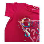 Guess T-Shirt Girocollo Tinta Unita con Logo per Neonata K5RI00K6YW4X ROSA GUESS 