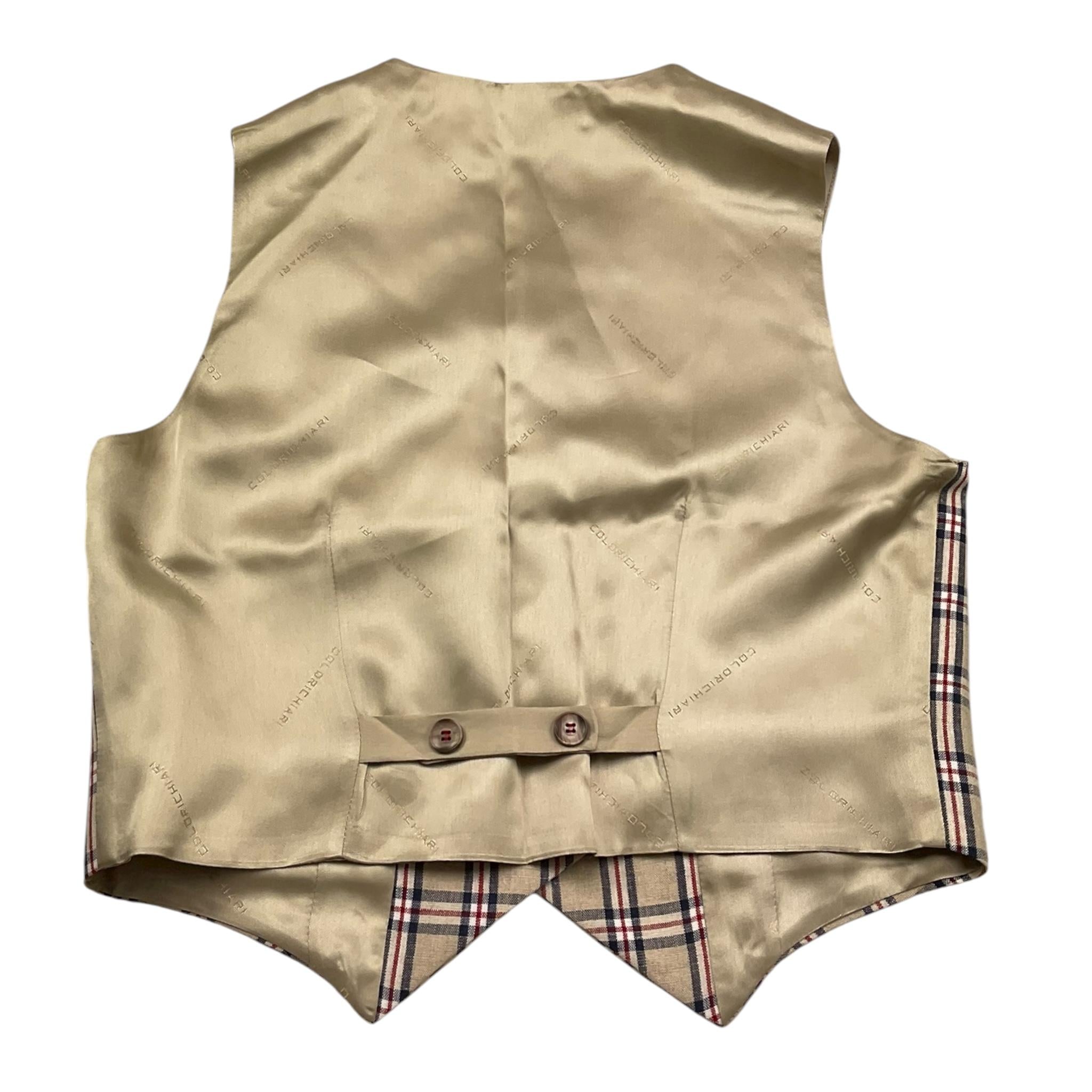 Colori Chiari Gilet Stampa Fantasia per Bambino GILCG BEIGE COLORI CHIARI 