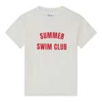 Dou Dou T-Shirt Girocollo Tinta Unita con Stampa per Bambina DW8P81X BIANCO DOU DOU 