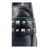 TWINSET mocassino tinta unita con borchie Nero per Bambina 242GCJ024 NERO TWINSET 