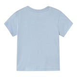 Mayoral T-Shirt Girocollo Tinta Unita con Stampa per Neonato 1065 AZZURRO MAYORAL 