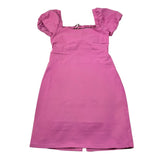 Lu Lu By Miss Grant Abito Mezza Manica Tinta Unita Scollo Retro per Bambina LL3575 MAGENTA LU LU BY MISS GRANT 