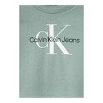 Calvin Klein T-Shirt Girocollo Tinta Unita con Logo per Bambino IN0IN0001J VERDE ACQUA CALVIN KLEIN 