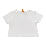 Losan T-Shirt Modello Crop Girocollo Tinta Unita per Bambina LJGAP0103 BIANCO LOSAN 