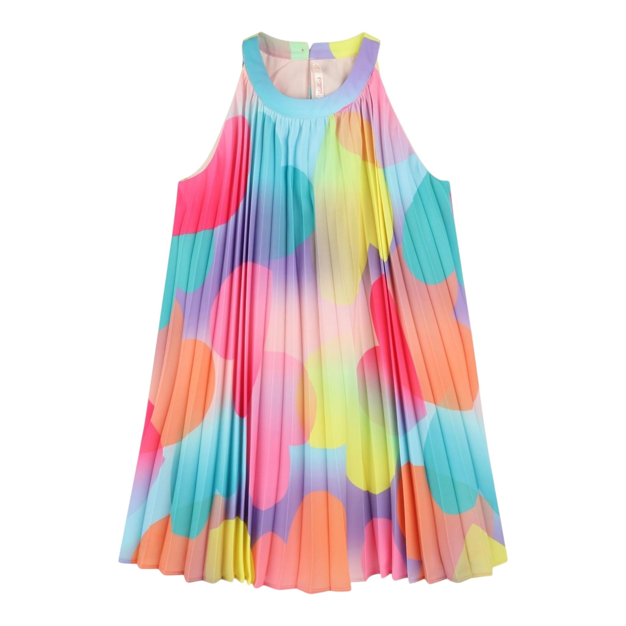 Billieblush Abito Multicolor Girocollo con Fantasia per Neonata U20967 MULTICOLOR BillIEBLUSH 